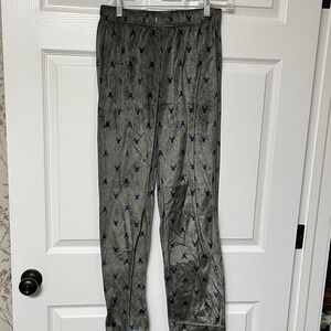 Columbia Green Velour Night Pants With Buck Head Print Boys Small